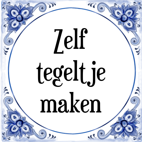 Zelf tegeltje maken 185